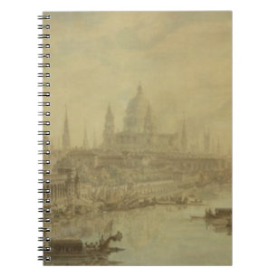 Somerset House, St. Paul's Cathedral and Blackfria Spiral Notebook
