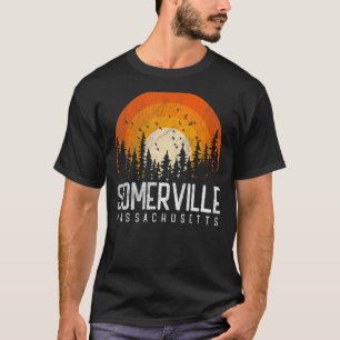 Somerville Massachusetts MA Vintage 80s 90s Retro T-Shirt