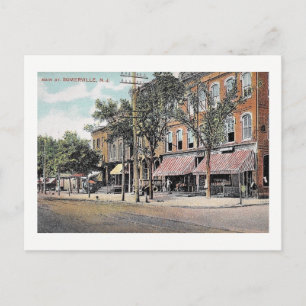 Somerville, New Jersey, Main St, Vintage Postcard