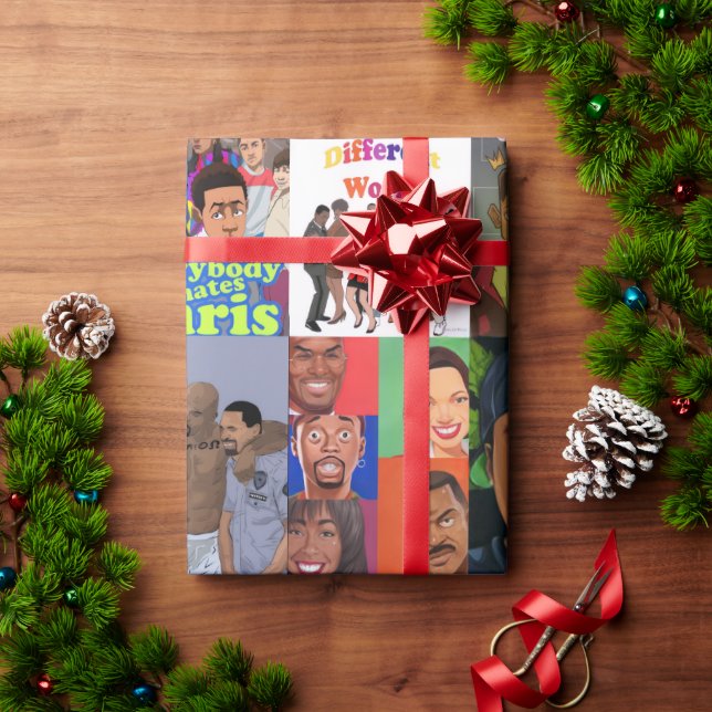 Something About Sitcoms Wrapping Paper (Holiday Gift)