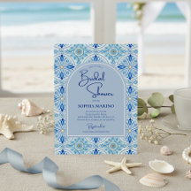 Something Blue Amalfi Coastal Bridal Shower