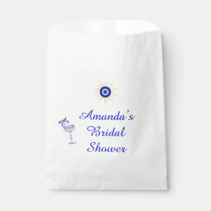 Something Blue and Greek Bridal Shower Favour Bags
