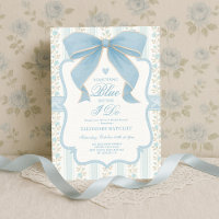 Something Blue Before I Do Bow Bridal Shower