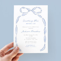 Something Blue Before I Do Bow Bridal Shower
