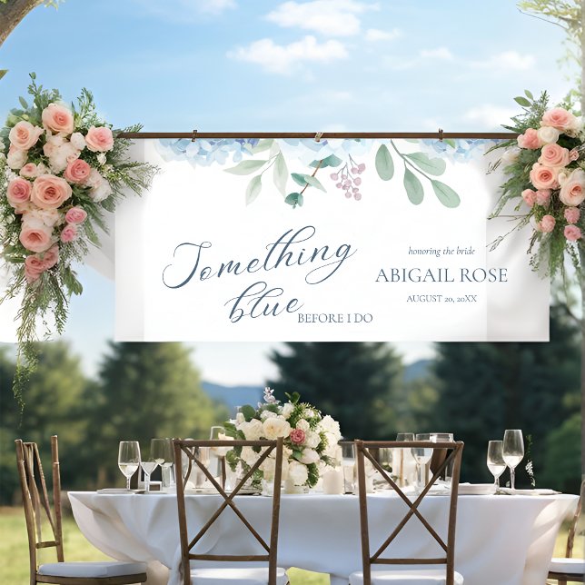 Something Blue Before I do Bridal Shower Banner (Creator Uploaded)