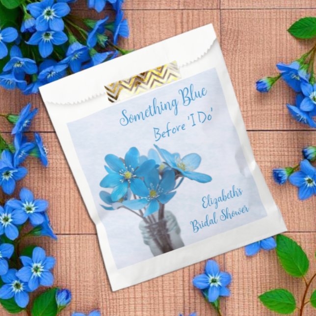 Something Blue Before I Do Bridal Shower Favour Bags (Creator Uploaded)
