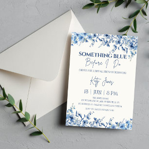 Something Blue Before I Do Bridal Shower Invitation