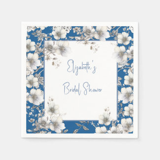 Something Blue Before I Do Bridal Shower Napkin