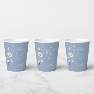 Something Blue Before I Do Bridal Shower Paper Cups