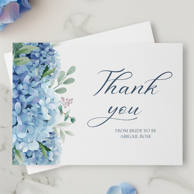 Something Blue Before I do Bridal Shower Thank You Card (Creator Uploaded)
