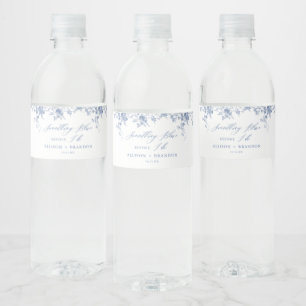 Something Blue Before I Do Bridal Shower Water Bottle Label