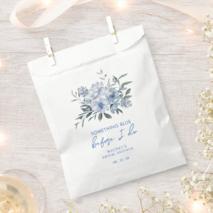 Something Blue Before I Do Floral Bridal Shower Favour Bags