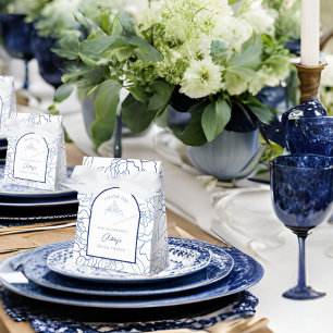 Something Blue Before I Do Floral Bridal Shower Favour Box