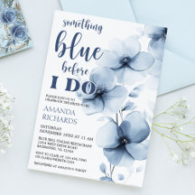 Something Blue Before I Do Floral Bridal Shower