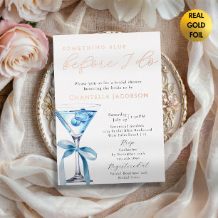 Something Blue Before I Do Martini Bridal Shower