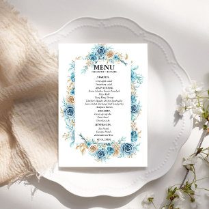 Something Blue Before i do  shower Bridal Shower Menu