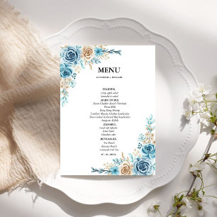 Something Blue Before i do  shower Bridal Shower Menu