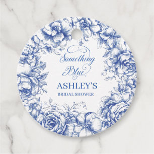 Something Blue Bridal Shower Favour Tags