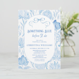 Something Blue Bridal Shower Invitation