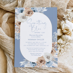 Something Blue Bridal Shower Invitation