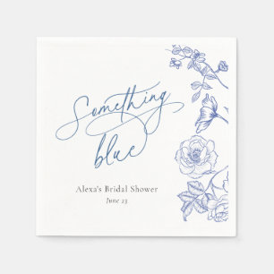 Something Blue Bridal Shower Napkin