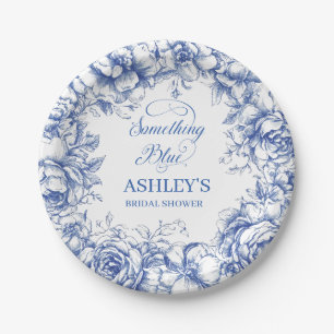 Something Blue Bridal Shower  Paper Plate