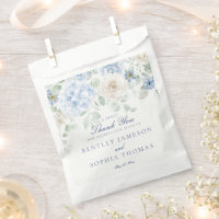 Something Blue Floral Hydrangea Wedding Dessert