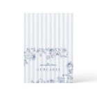Something Blue Food Label Folded Card Tent