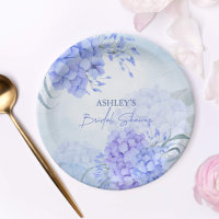Something blue hydrangeas elegant bridal shower