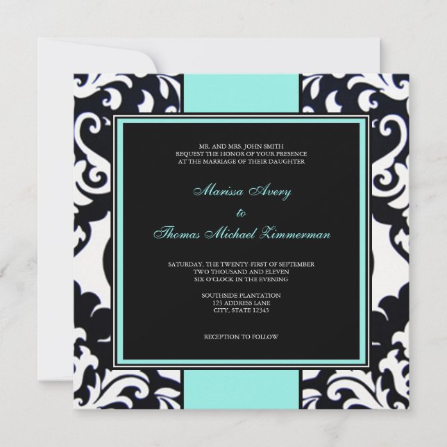 Something Blue Invitation (Front)