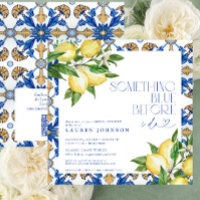 Something Blue Lemon Moroccan QR Bridal Shower