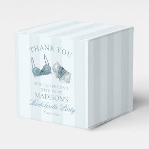 Something Blue Lingerie Bachelorette Party Dessert Favour Box