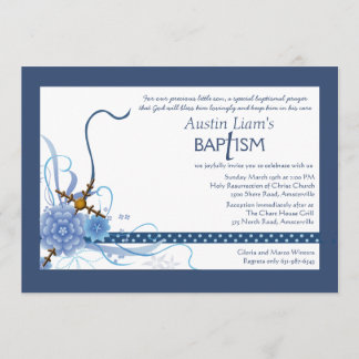 Something Blue Religious Invitation