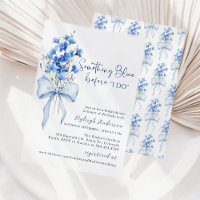 Something Blue Ribbon Bridal Shower | Dusty Blue 