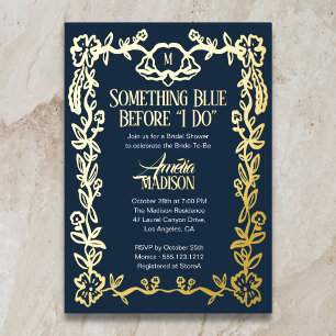 Something Blue Vintage Floral Bridal Shower