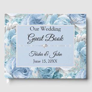 Something Blue Wedding Collection Guest Book