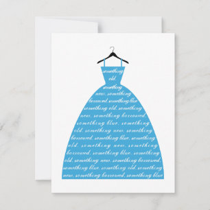 something blue, wedding dress, bridal gown