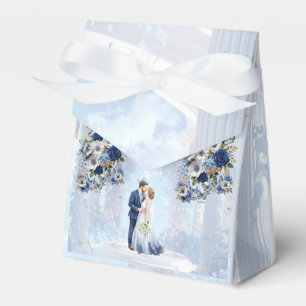 Something Blue Wedding Favor Box