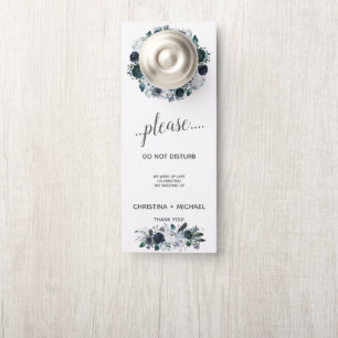 Something Blue Wedding Guest Do Not Disturb Door Hanger