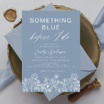 Something Blue Wildflower Bridal Shower<br><div class="desc">Looking for a beautiful and memorable bridal shower invitation? Our "Something Blue Before I Do" invitation is the perfect choice! Featuring a stunning design with a soft blue hue,  this invitation is sure to impress your guests and set the tone for an unforgettable bridal shower.</div>