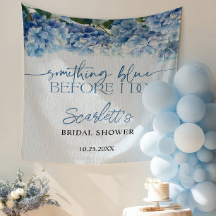 Something Elegant Blue Hydrangea Bridal Shower  Tapestry