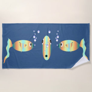 Something Fishy Beach Towel