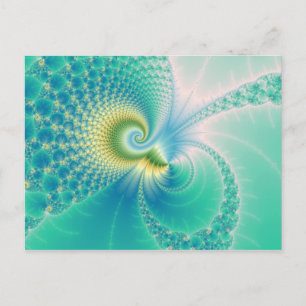 Something Fishy - Fractal Art Postcard
