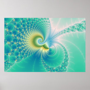 Something Fishy - Fractal Art Poster
