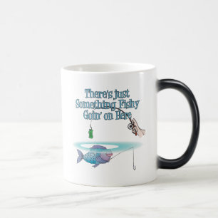 Something Fishy Going On Funny Fishing Gear Magic Mug