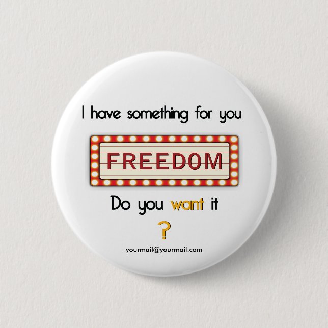 Something for you - Display 6 Cm Round Badge (Front)
