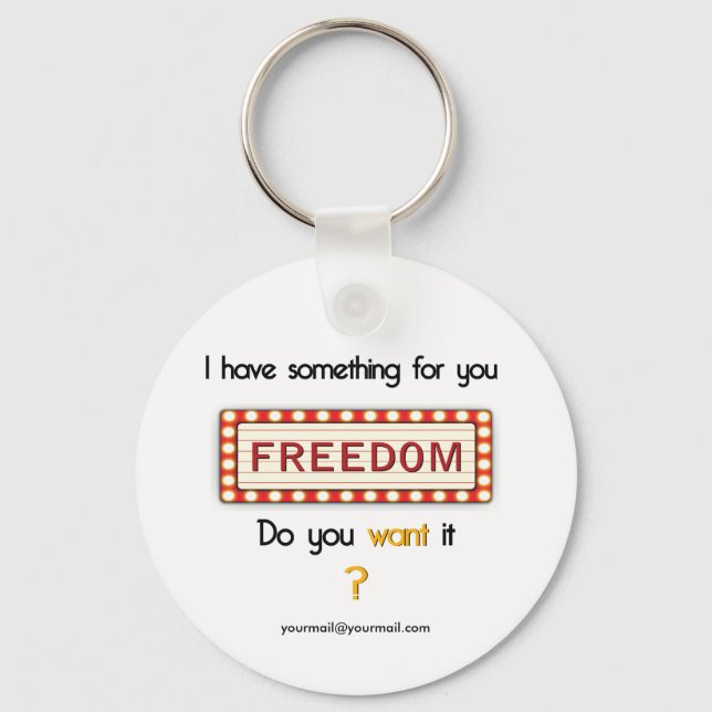 Something for you - Display Key Ring (Front)