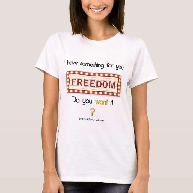 Something for you - Display T-Shirt (Front)