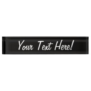 Something in Black to Customise if you want Nameplate