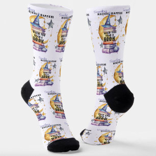 Something Magical Happens When You Read A Book Socks